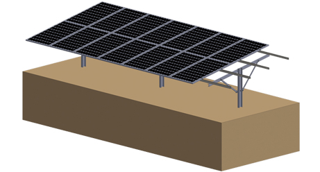 Uchwyty montażowe do instalacji solarnych naziemnych